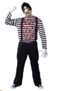 Adult Male Costume Maniacal Killer Mime Costumes  