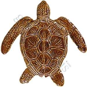   Turtle Pool Accents Brown Pool Glossy Ceramic   17272: Home