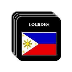  Philippines   LOURDES Set of 4 Mini Mousepad Coasters 