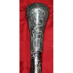   Dragon Sword Cane   36 Overall with Hidden Blade: Sports & Outdoors