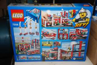 BRAND NEW, UNOPENED Lego City 7208 Set Fire Station INV276  