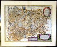   Hondius Antique Map of The Dauphine Region of France, Grenoble  