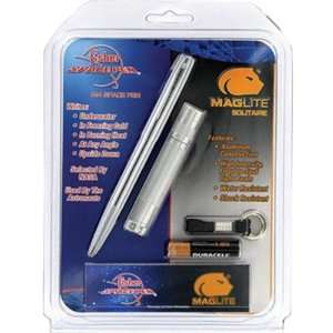 Fisher Space Cap O Matic Paired With Maglite Flashlight Chrome Plated 