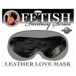  LOVE MASK LEATHER BLINDFOLD: Health & Personal Care