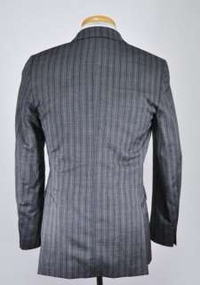 John Richmond Double Breasted Shorts Three Piece Wool Pinstriped Suit 