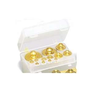  Deluxe Brass Metric Mass Set, Set of 13: Toys & Games