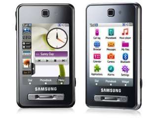 Unlocked Samsung F480 MOBILE Phone MP3 BLUETOOTH Black  