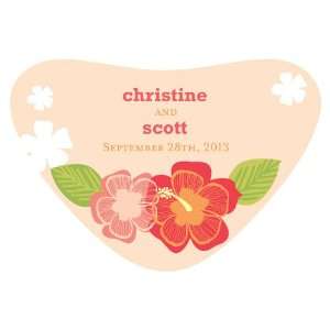  Tropical Bliss Heart Container Sticker   Watermelon: Arts 