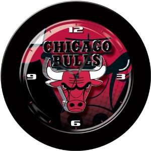 Chicago Bulls NBA Licensed 12 Wall Clock:  Sports 