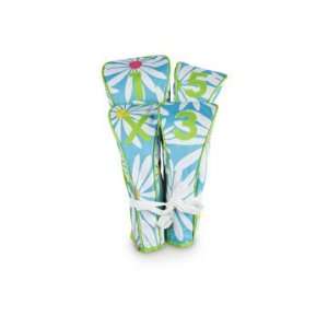   CLUB Head Covers DAISY BLUE Floral print Set of 4 NeW: Everything Else