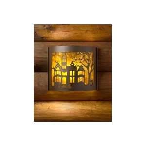    Wall Lighting   Haunted House Metal Sconce HH009