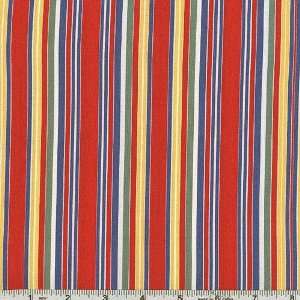   Clothesline Club Sweet Treats Stripes Lipstick Fabric By The Yard