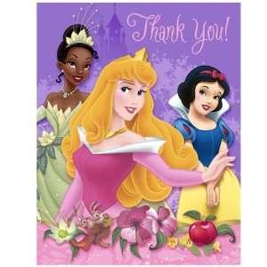  Lets Party By Hallmark Disney Princess Dreams Thank You Notes 