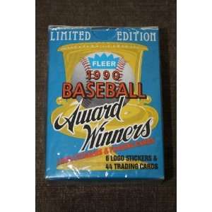 Fleer Baseball 1990 Award Winners Limited Edition  sealed Box: 44 