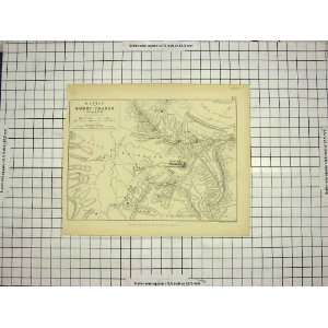  JOHNSTON ANTIQUE MAP 1799 WAR BATTLE MOUNT THABOR