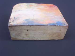 Agnes Meyers Texas Painting Very Unusual Letter Holder  