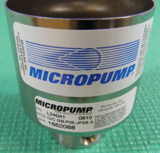 MicroPump L24041 Gear PUMP HEAD W/TEV SEAL  
