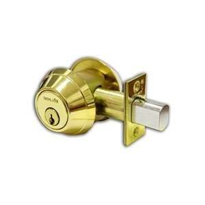  Schlage   Deadlock B662P 12 631 10 055 605   Bright Brass 