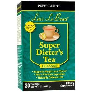   Tea Peppermint Caffeine Free 30 Tea Bags: Health & Personal Care