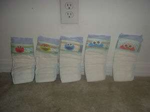   SEASAME STREET SIZE 7 DISPOSABLE DIAPERS FOR THE BABY IN US ALL  