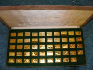 USA DUCK STAMPS 24K GOLD & SILVER INGOTS 12787  