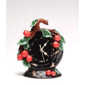  Spring   Terra Cotta Pottery Cherry   Cherry Clock: Home 