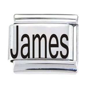 Body Candy Italian Charms Laser Nameplate   James