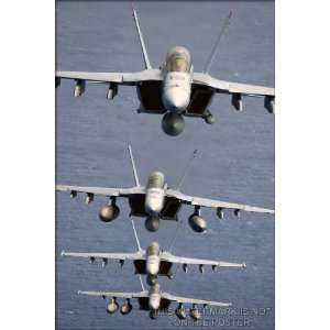  Navy F/A 18 Super Hornets   24x36 Poster Everything 