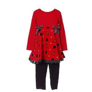   Editions Baby Toddler Girls Clothes Red Ladybug Outfit 12M 4T: Baby