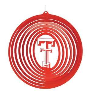  Texas Tech Red Raiders Metal Spinning Ornament, Set of 2 Home