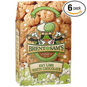 Brent & Sams Key Lime White Chocolate Crisp Cookies, 24 Ounce Boxes 