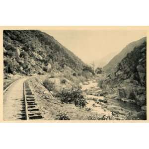  1887 Temecula Canyon CSRR Railroad Landscape Print 