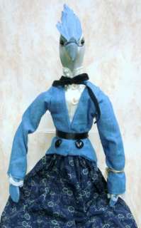 GALLERIE II Lady Blue Jay Bird Joe Spencer Fabric 65730  