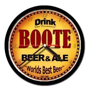  BOOTE beer and ale cerveza wall clock 