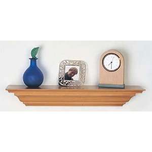  Crown Moulding Wood Shelf   48 Honey (Honey) (4H x 48W 