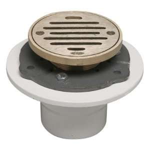 Solid Brass Drain Kits with 4 Round ABS Shower Drain Finish: Polished 