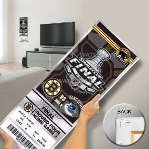  Boston Bruins 2011 NHL Stanley Cup Mega Ticket Sports 