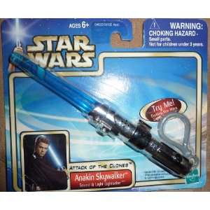   Attack of the Clones Anakin Skywalker Sound and Light Lightsaber Toys