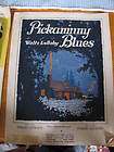 black americana sheet music pickanin ny blue 1919 