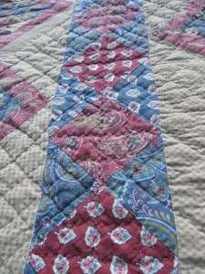 FABULOUS ROSE MEDALLION VINTAGE QUILT ~SUPERB  