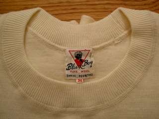 Vintage 1920s Black Boy Wool Sweater Deadstock  
