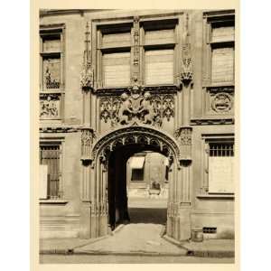  1927 Gate Hotel Bourgtheroulde Rouen France Hurlimann 