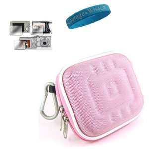 Nylon Pink Camera Case for Sony Bloggie MHS TS20 Full HD Touch Camera 