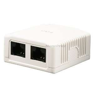  Surface Mount Box Cat6 Double: Computers & Accessories