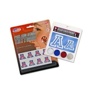   Arizona Wildcats Face Paint and Tattoo Pack