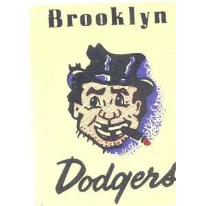  Brooklyn Dodgers Unused Temporary Tattoo   Sports 