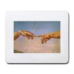  Michelangelo The Creation Painting Mouse Pad Office 