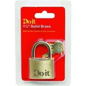  Master Lock 1808DDIB Solid Brass Padlock: Home Improvement