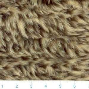  58 Wide Faux Fur Butter Cheetah Fabric By The Yard: Arts 