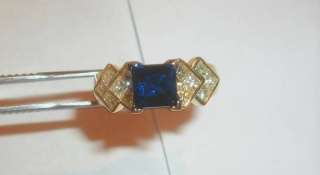 Sapphire Blue Spinel (1.90ctw) & Dia (1.50ctw)18K Ring  